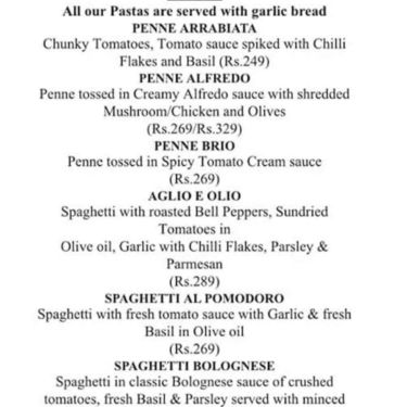 Menu Photo