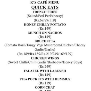 Menu Photo