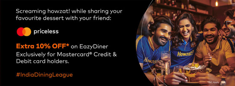Exclusive Mastercard offer on dining!