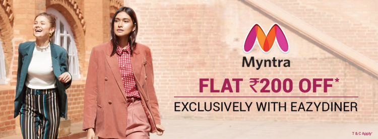 Get Flat INR 200 off on Myntra!