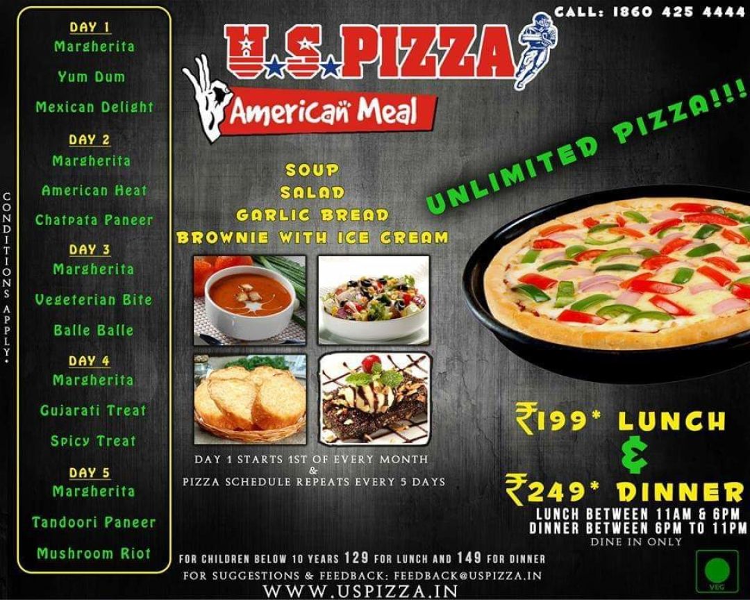 us restaurant menu