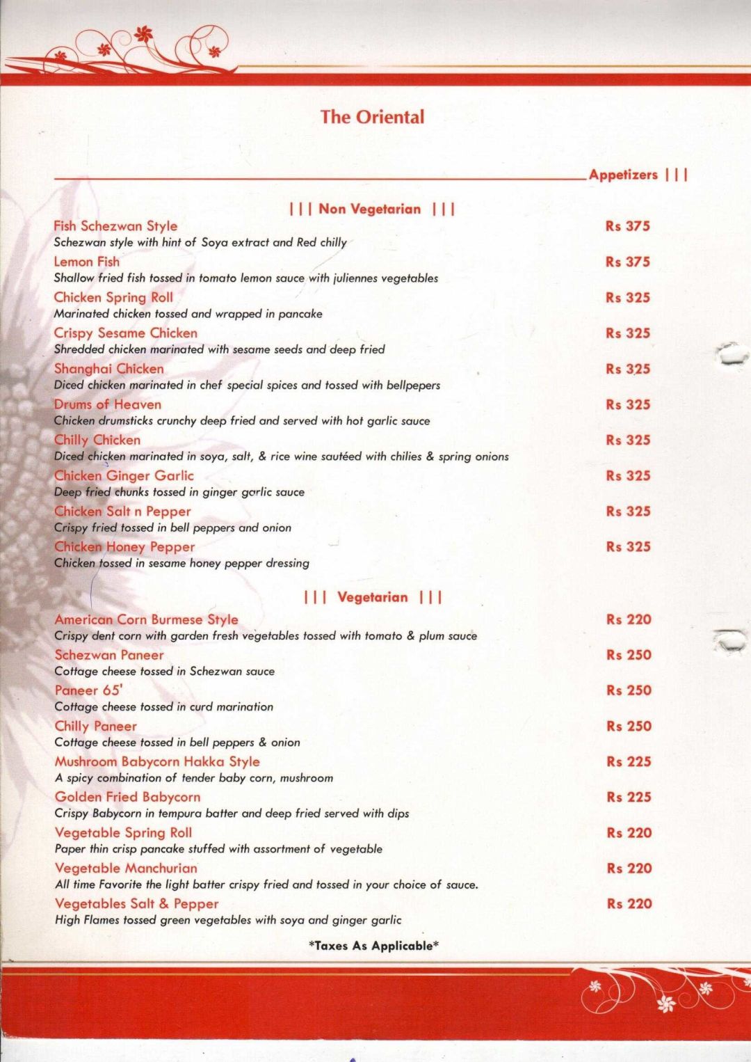 clarks restaurant menu