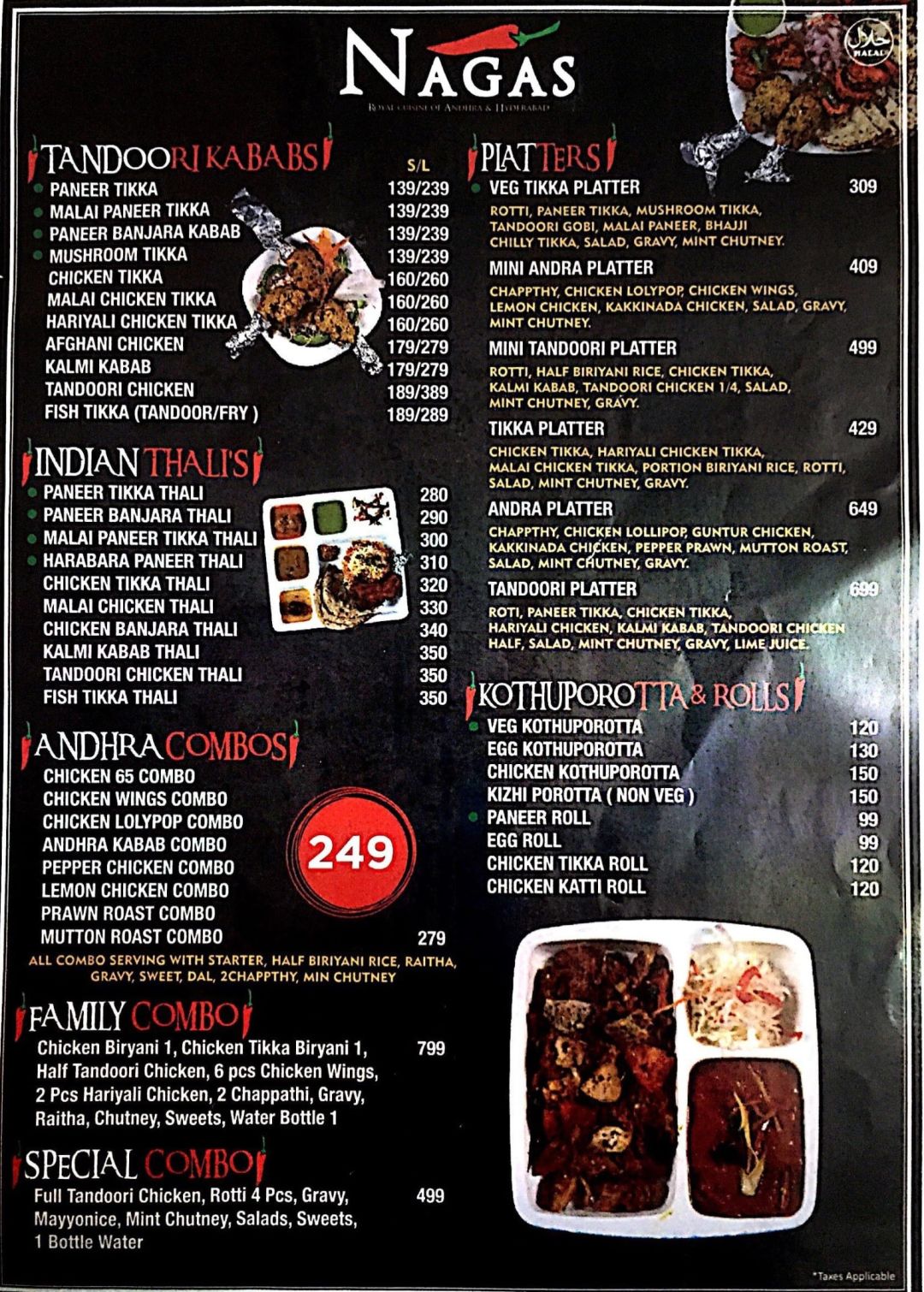 Naga S Menu Menu For Naga S Palladium Velachery Chennai - Naga Restaurant Carte