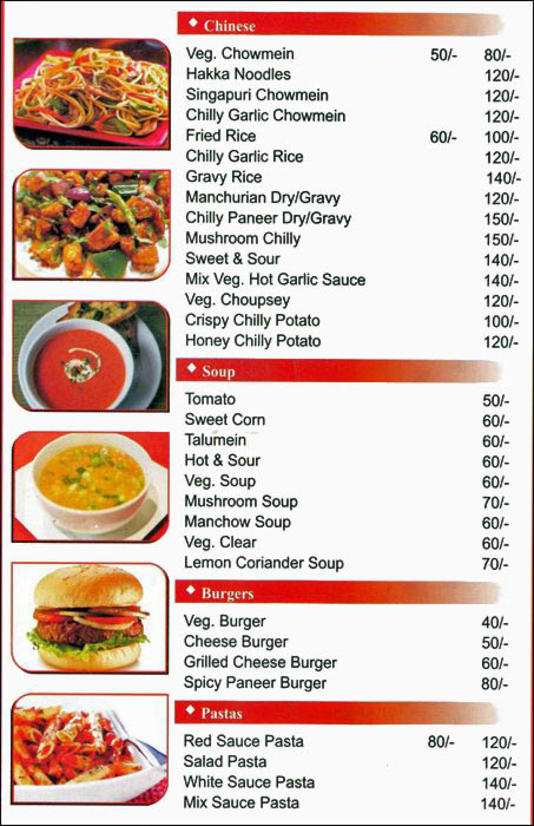 Master Chef Fast Food Menu, Menu For Master Chef Fast Food, South City ...