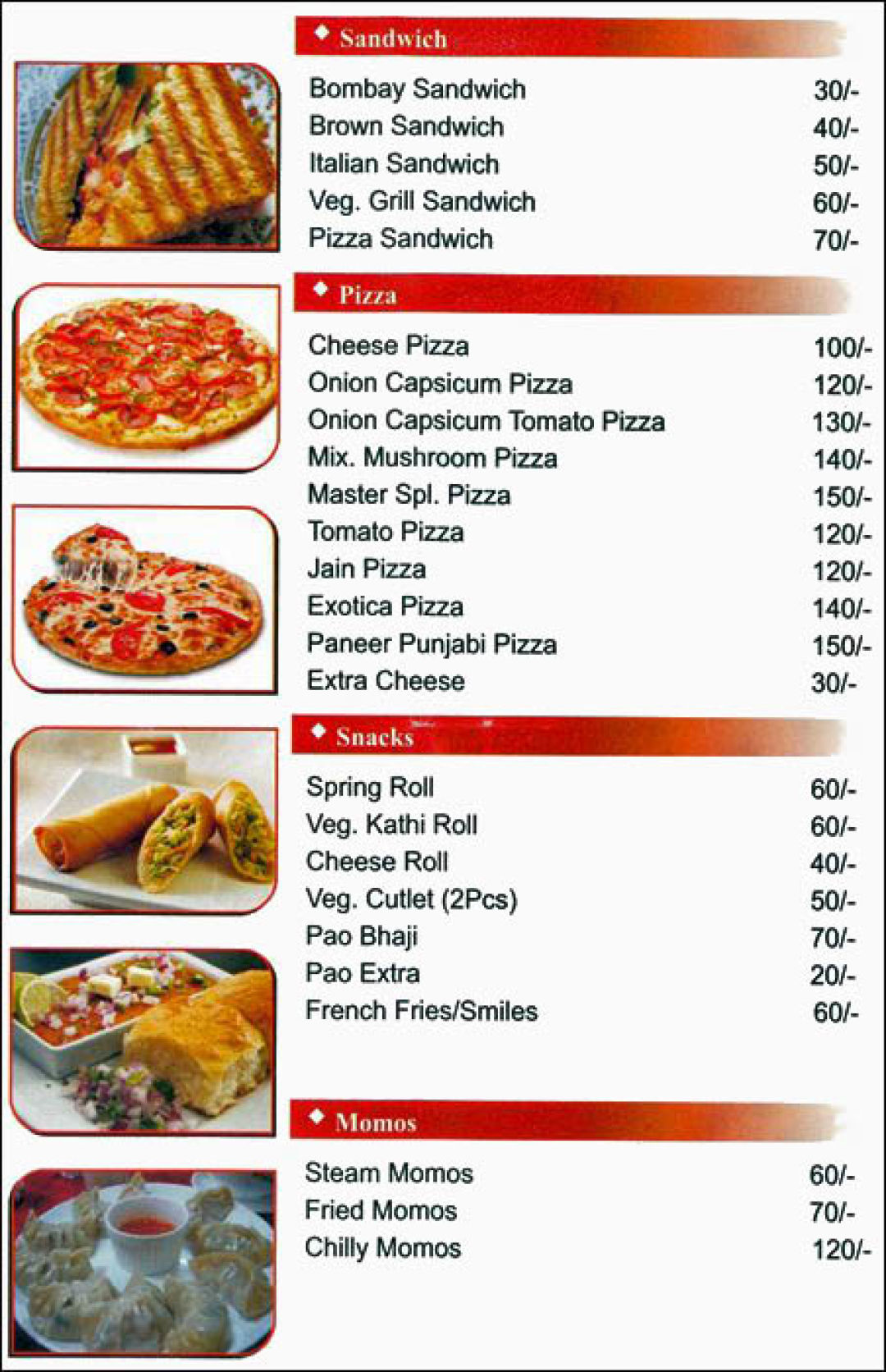 Master Chef Fast Food Menu, Menu For Master Chef Fast Food, South City ...