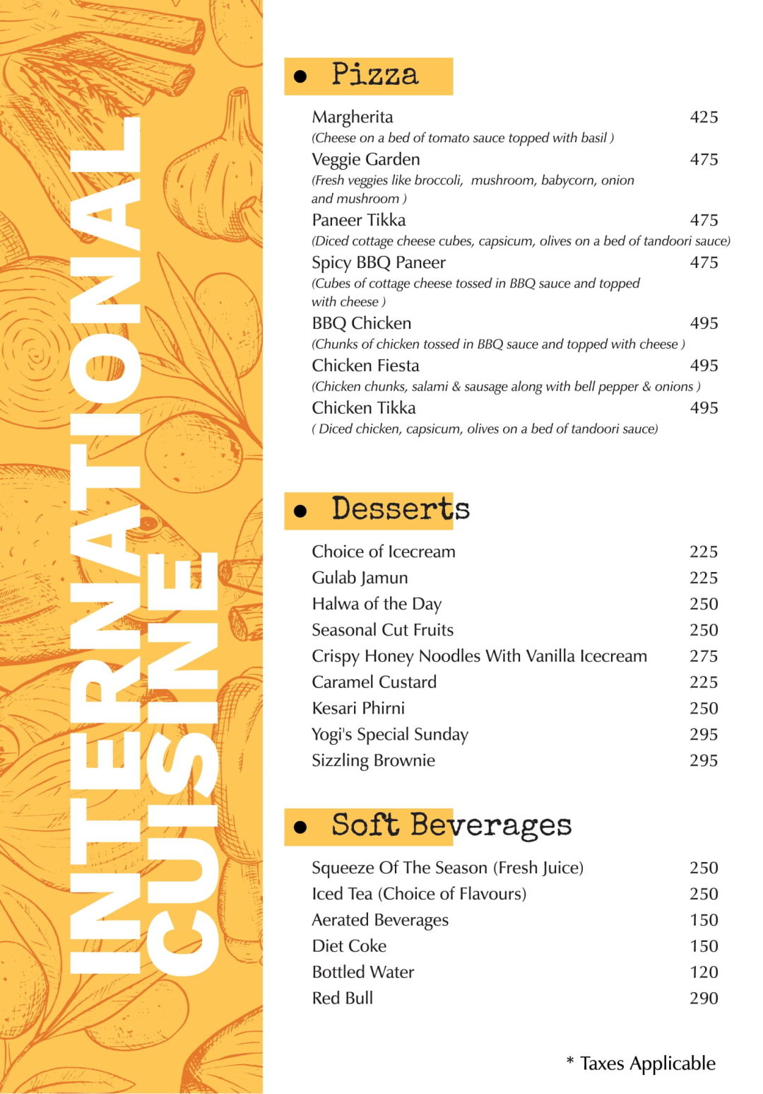 Blend N Brew Menu, Menu for Blend N Brew, Hotel Yogi Midtown, Navi ...