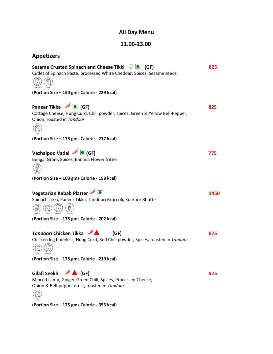 M Cafe Menu, Menu for M Cafe, Bengaluru Marriott Hotel Whitefield ...