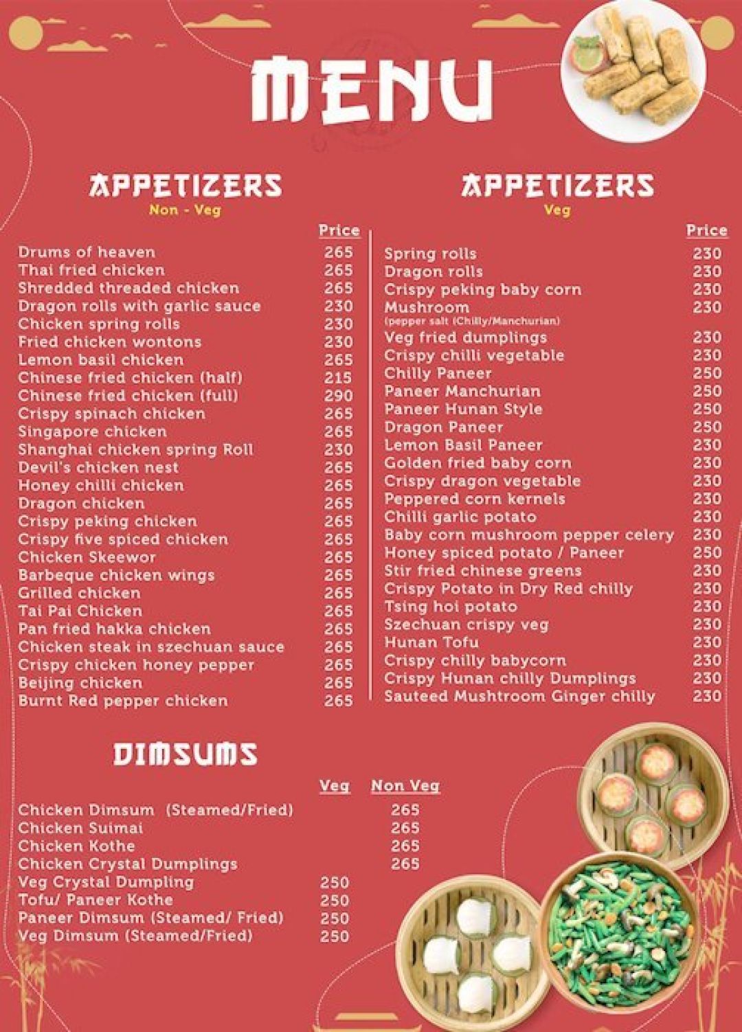 Beijing Bites Menu, Menu for Beijing Bites, Vaishali Nagar, Jaipur, Jaipur