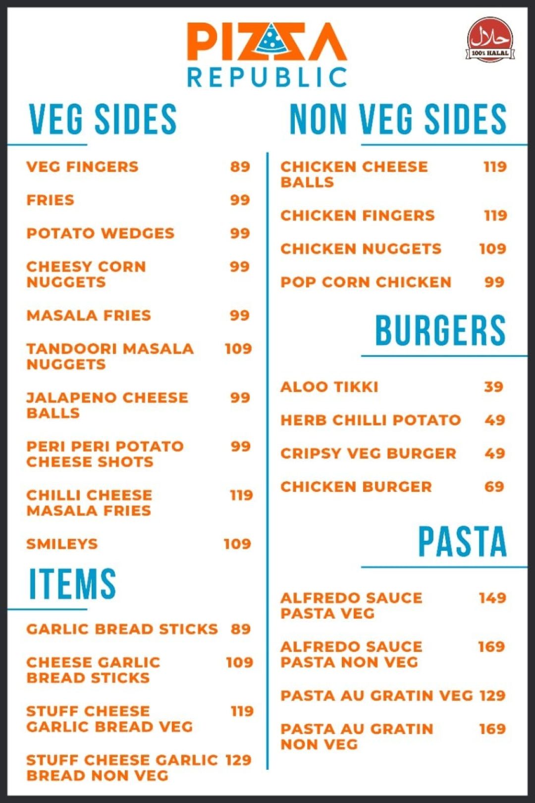 Pizza Republic Menu, Menu for Pizza Republic, Electronic City, South ...