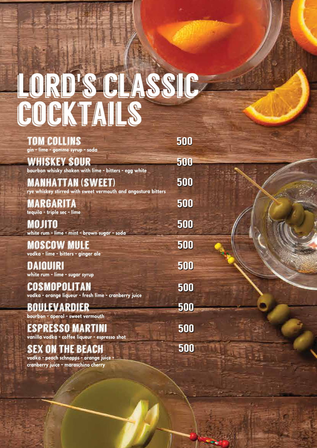 Lord Of The Drinks Menu, Menu for Lord Of The Drinks, Powai, Central ...