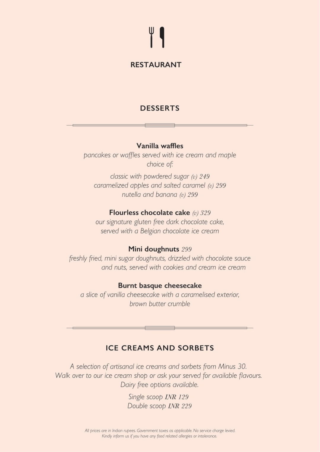 Roasted By Roseate Menu, Menu for Roasted By Roseate, Ambience Mall ...