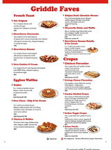 IHOP Menu, Menu for IHOP, Cyber Hub, Gurgaon, Delhi NCR