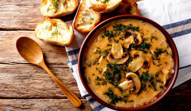Soup options for vegetarians to enjoy and keep warm