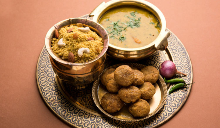 Rajasthani Dal Baati Churma Recipe