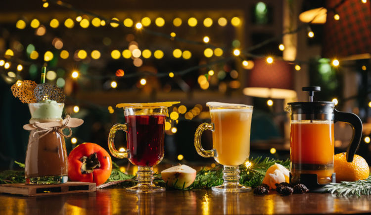 Have a jolly and tipsy time, whilst sipping on these winter concoctions