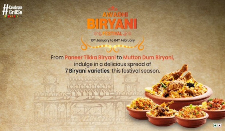 Enjoy a journey through the royal aromas and flavours of Awadh's finest Biryani creations