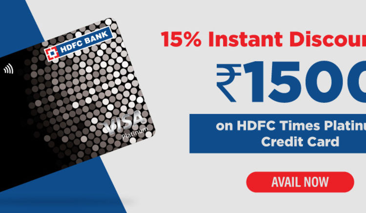 Instant Extra Discount With Hdfc Times Platinum Credit Cards 4788